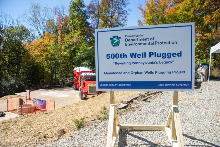 State celebrates 500th orphan and abandoned well plugging
